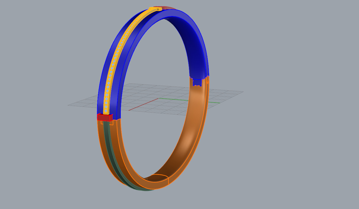 Bracelet 52574 3D print model_4