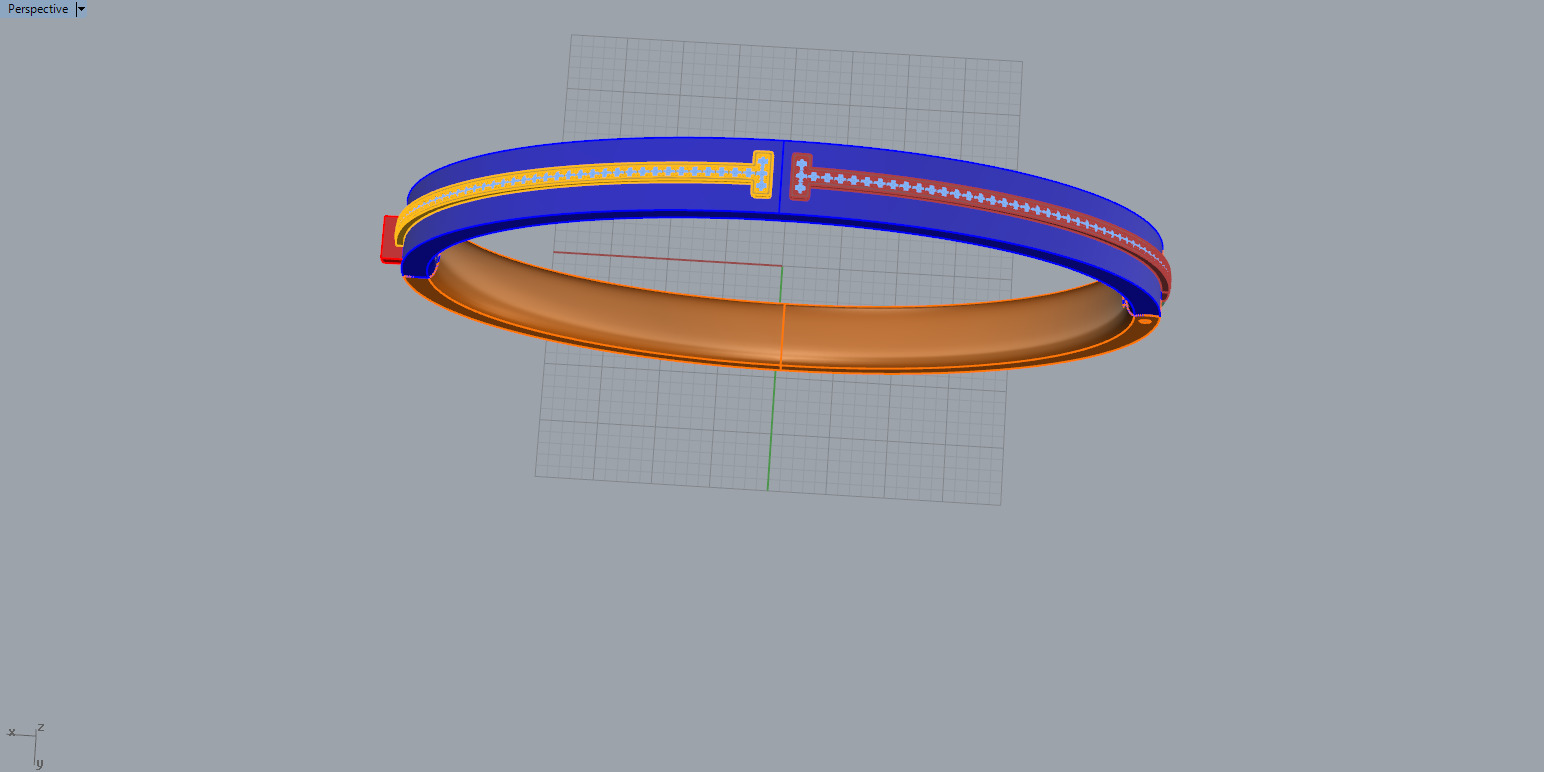 Bracelet 52574 3D print model_6