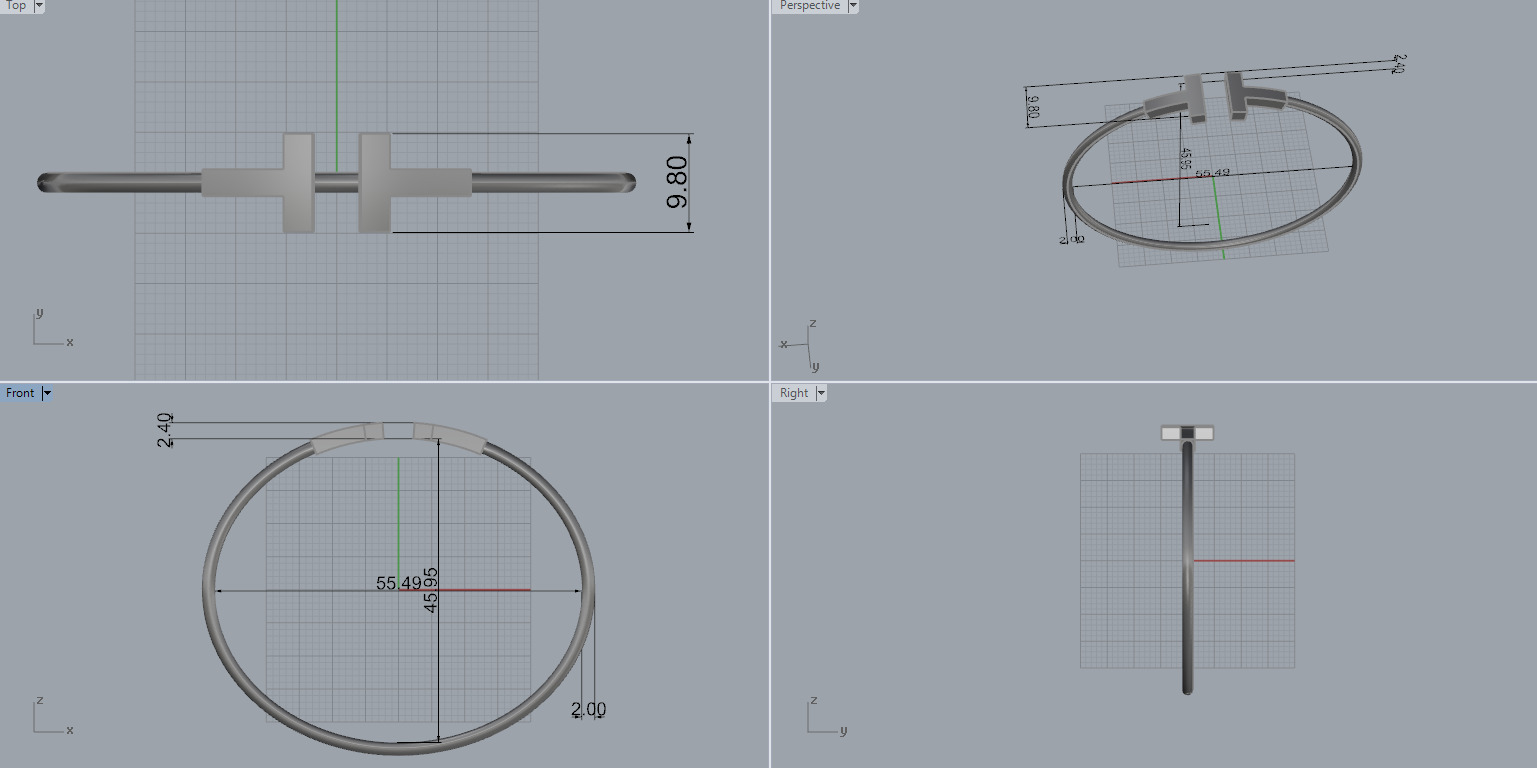 Bracelet 52138 3D print model_6