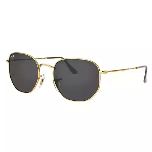 Hexagonal Sunglasses Gold by RayBan