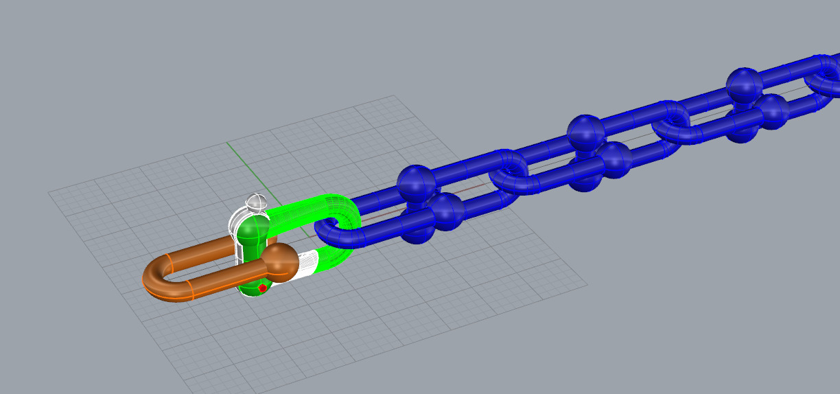 Chain 51449 3D print model_3