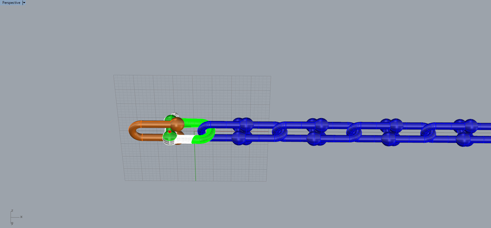 Chain 51449 3D print model_4