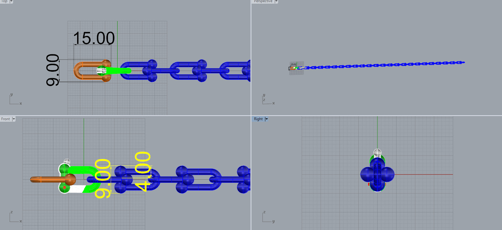 Chain 51449 3D print model_5