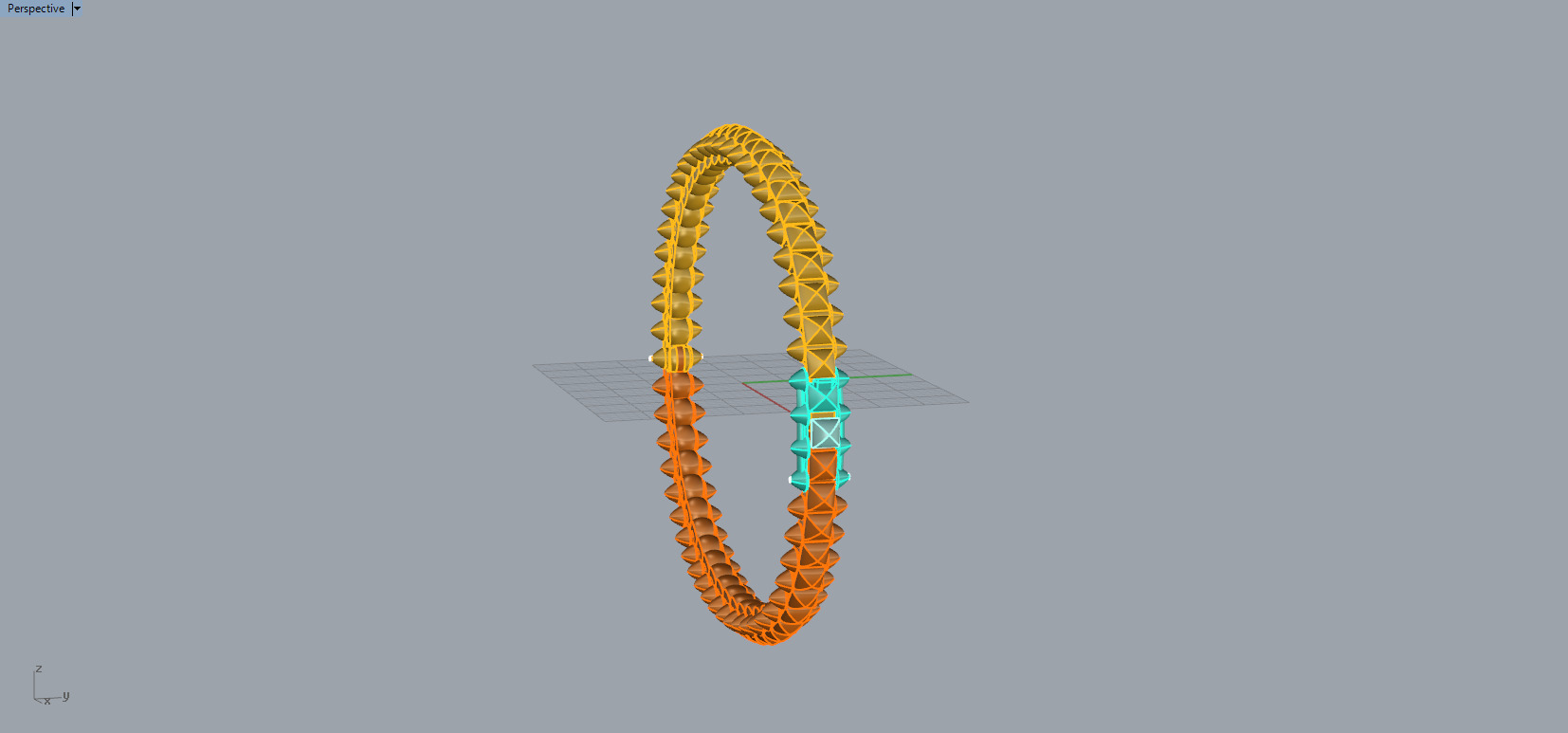 Clash Bracelet 51409 3D print model_4