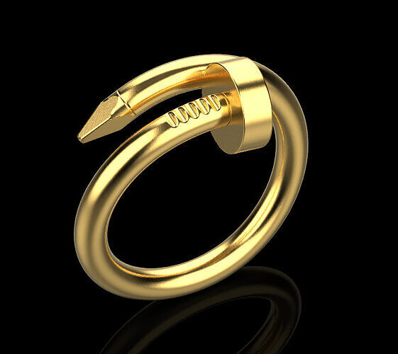 Nail Ring 51255 3D print model