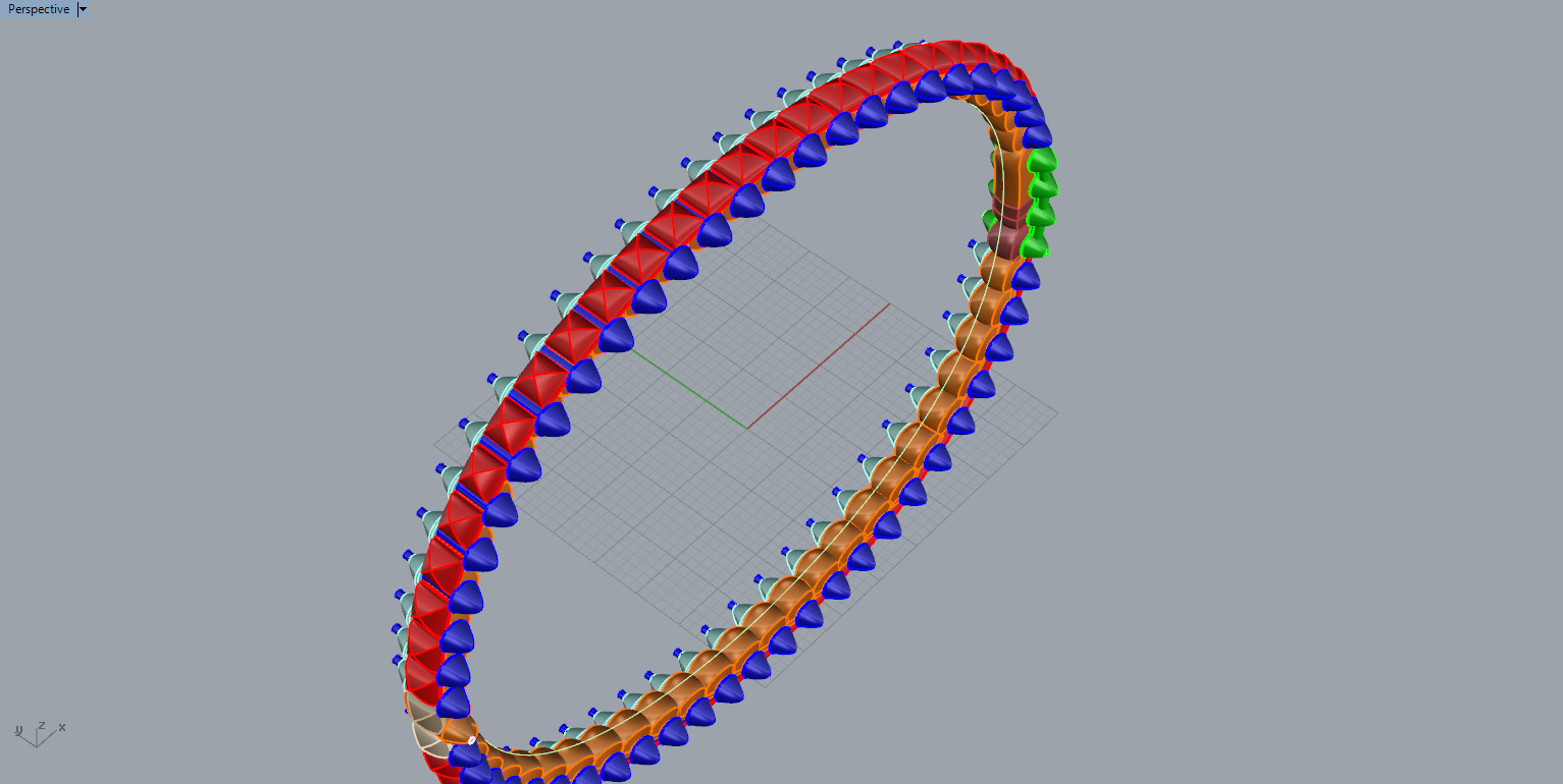 Clash Bracelet 30498 3D print model_5