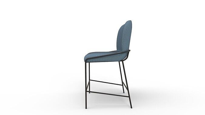 Blakeley Counter Height Barstool 3D model 4