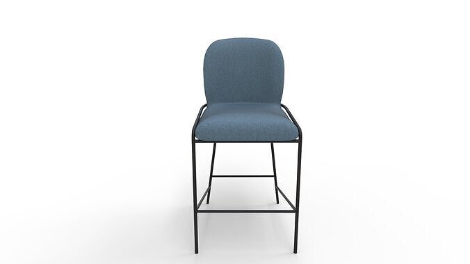 Blakeley Counter Height Barstool 3D model 2