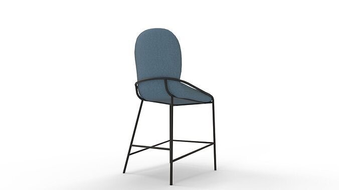 Blakeley Counter Height Barstool 3D model 7