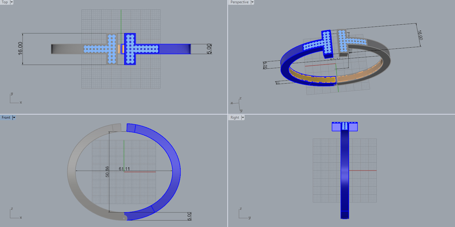 Bracelet 30432 3D print model_6