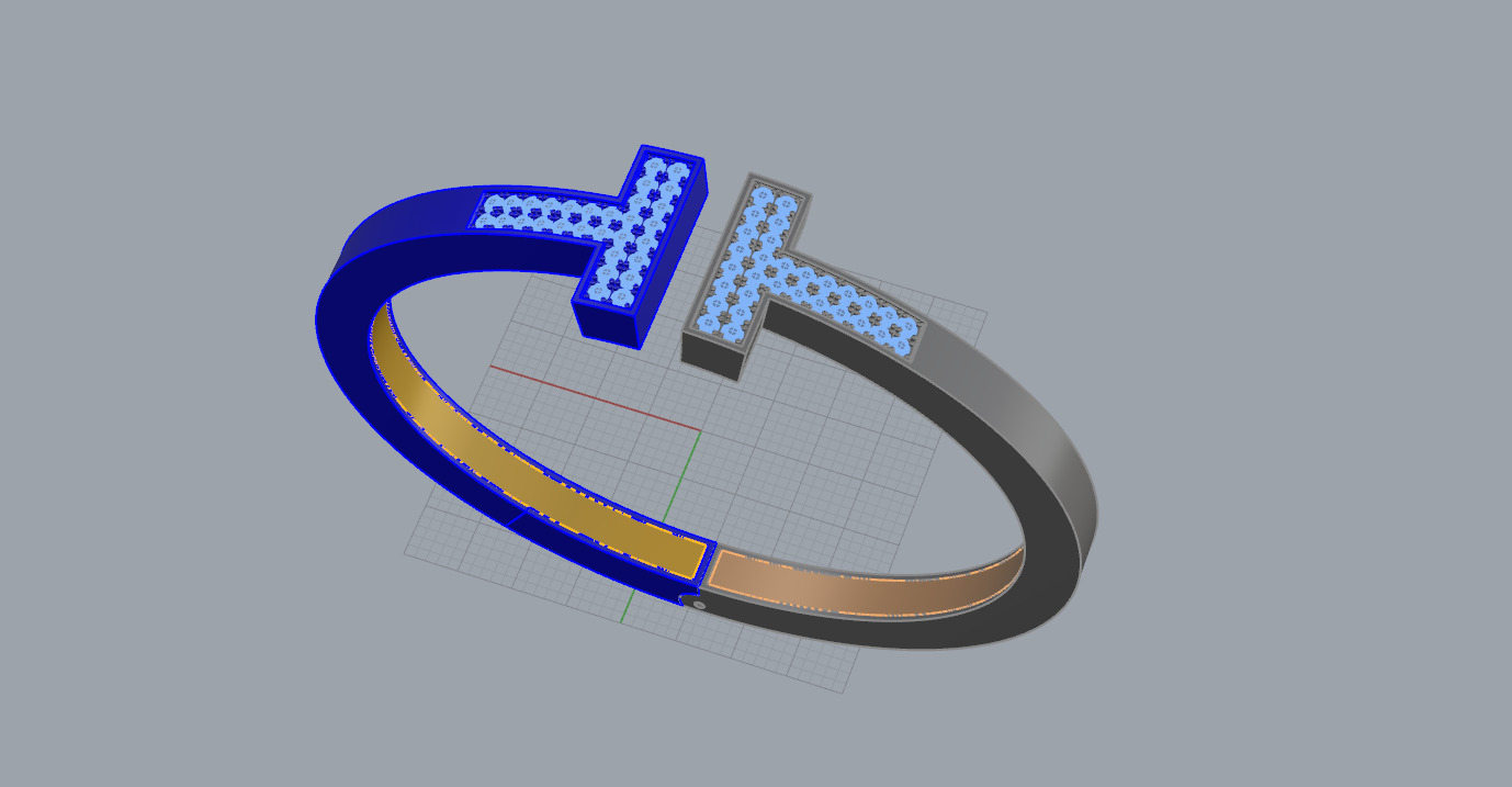 Bracelet 30432 3D print model_3