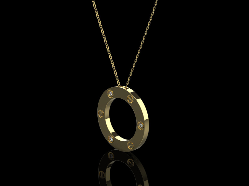 Pendant 30033 3D print model_1