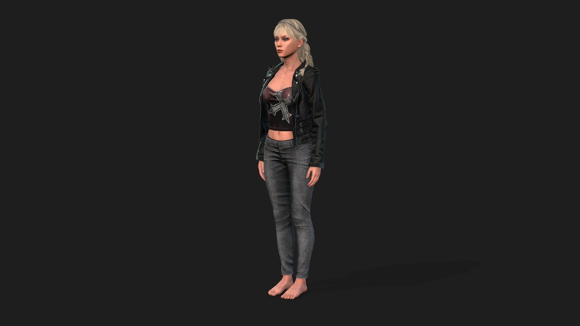 3D Girl Model 3D model_9