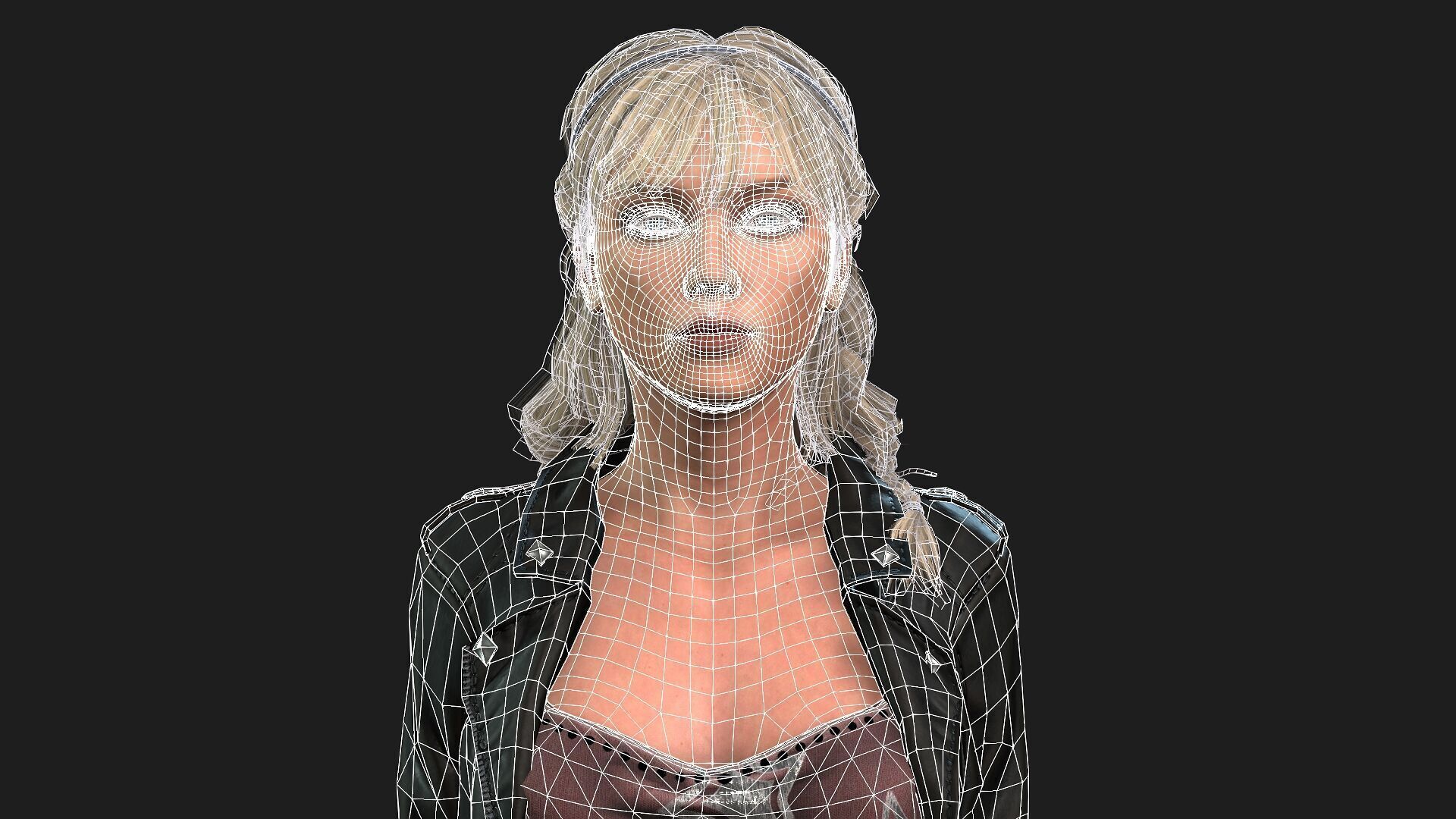 3D Girl Model 3D model_16