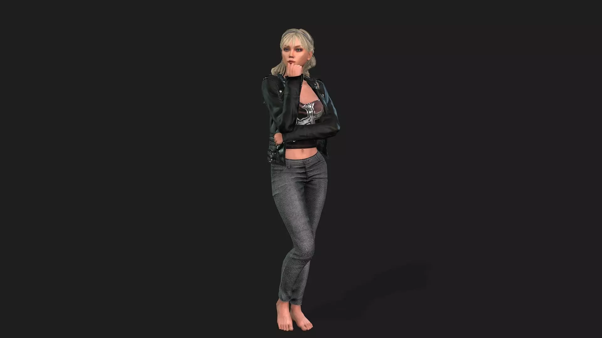 3D Girl Model 3D model_0
