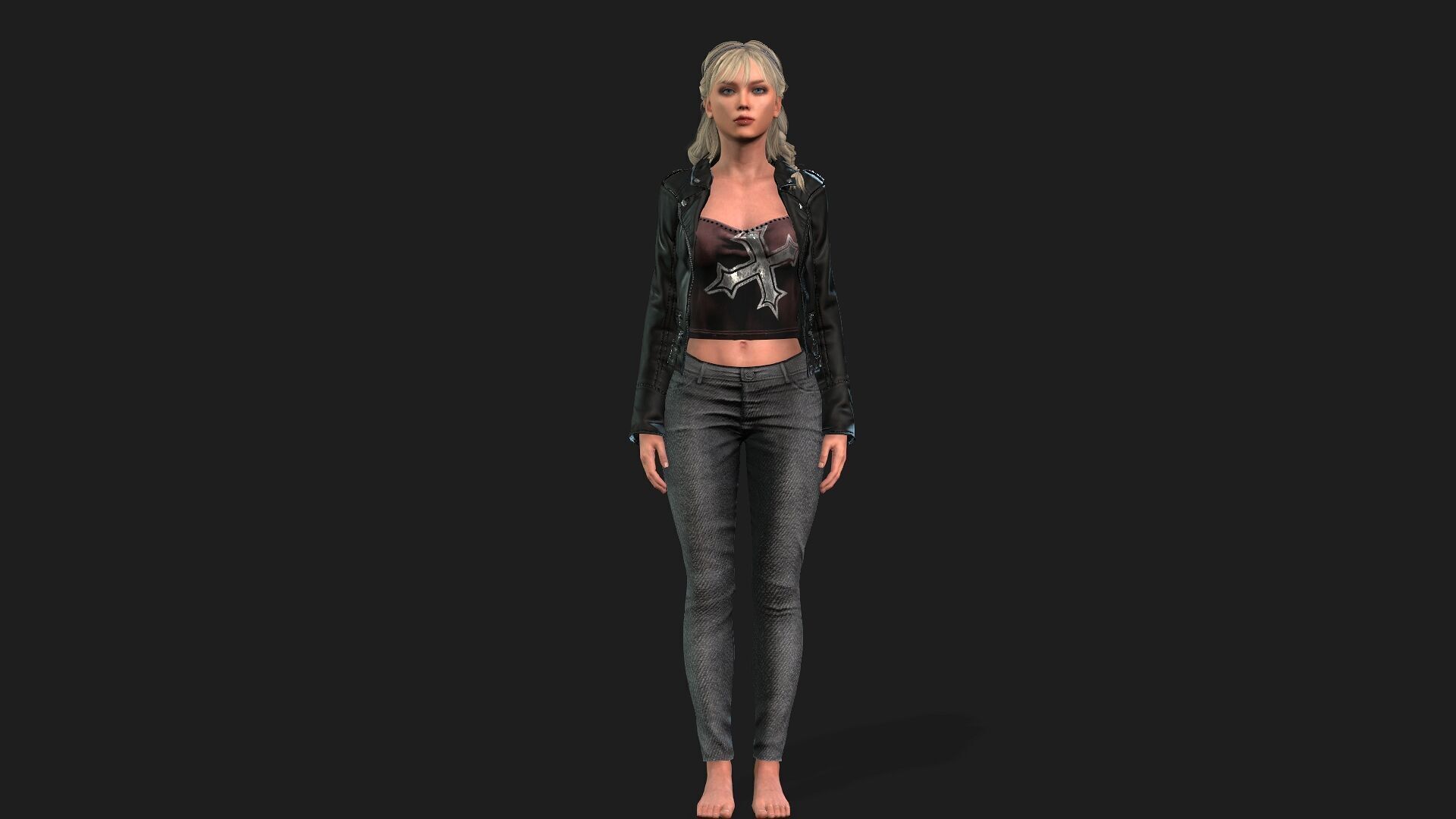 3D Girl Model 3D model_1