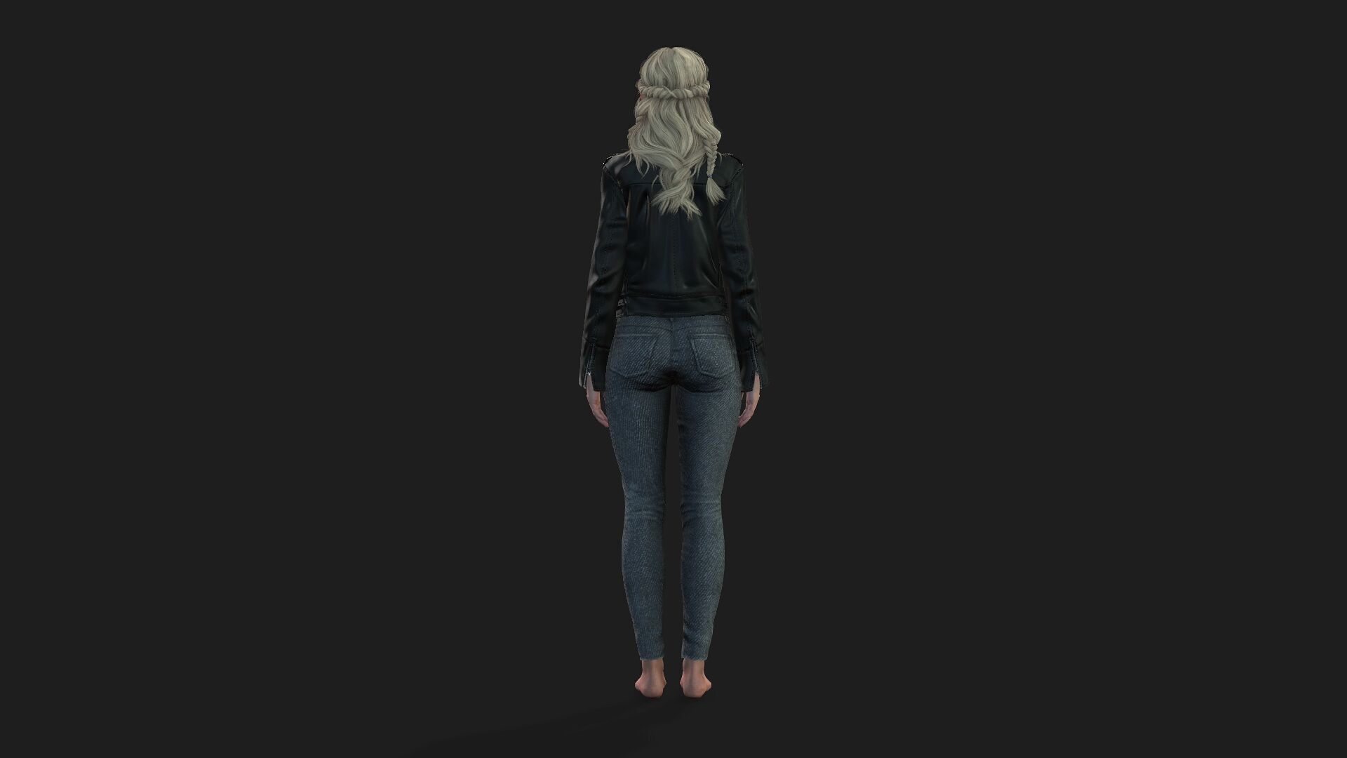 3D Girl Model 3D model_4