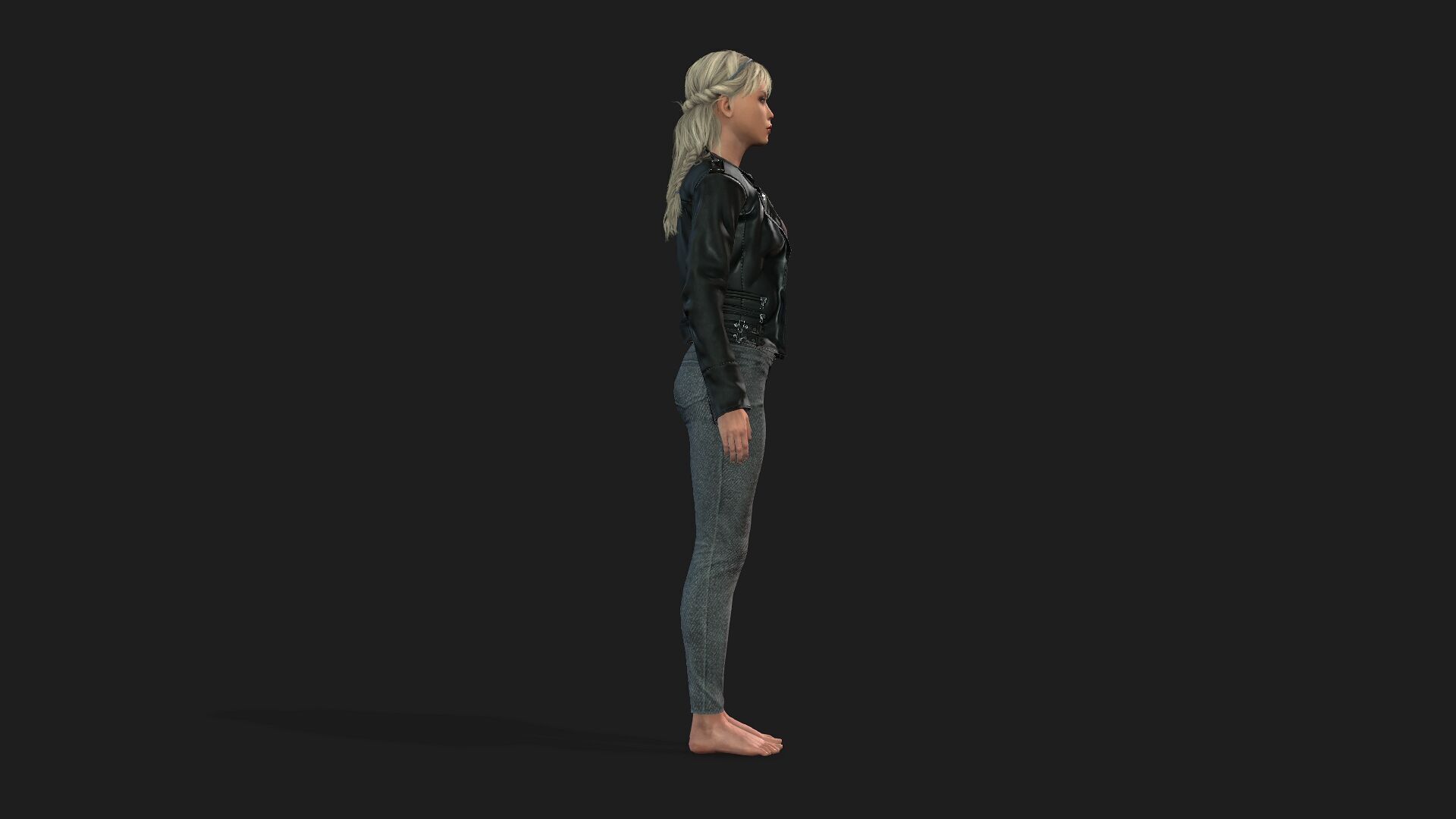 3D Girl Model 3D model_2