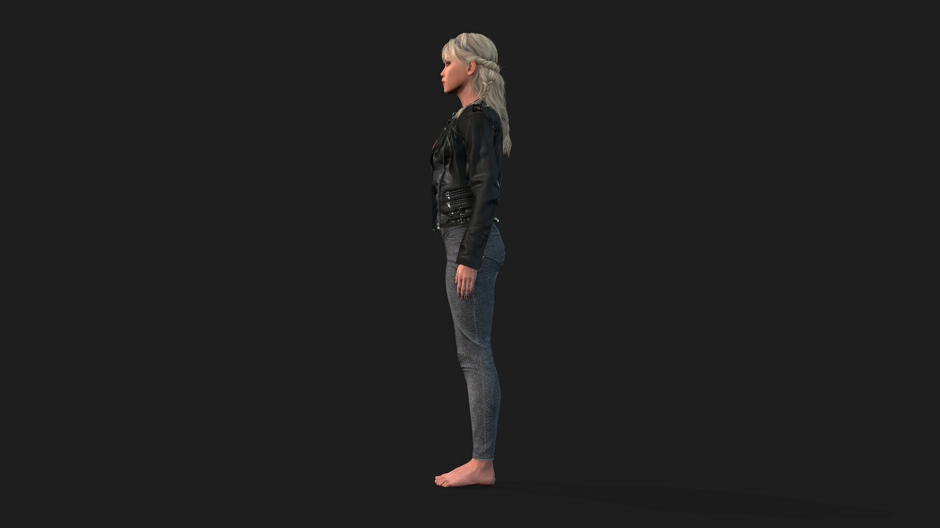 3D Girl Model 3D model_3