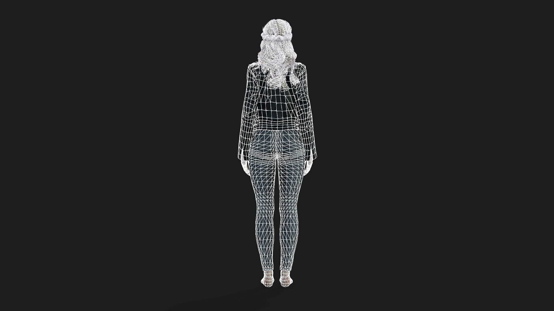 3D Girl Model 3D model_14