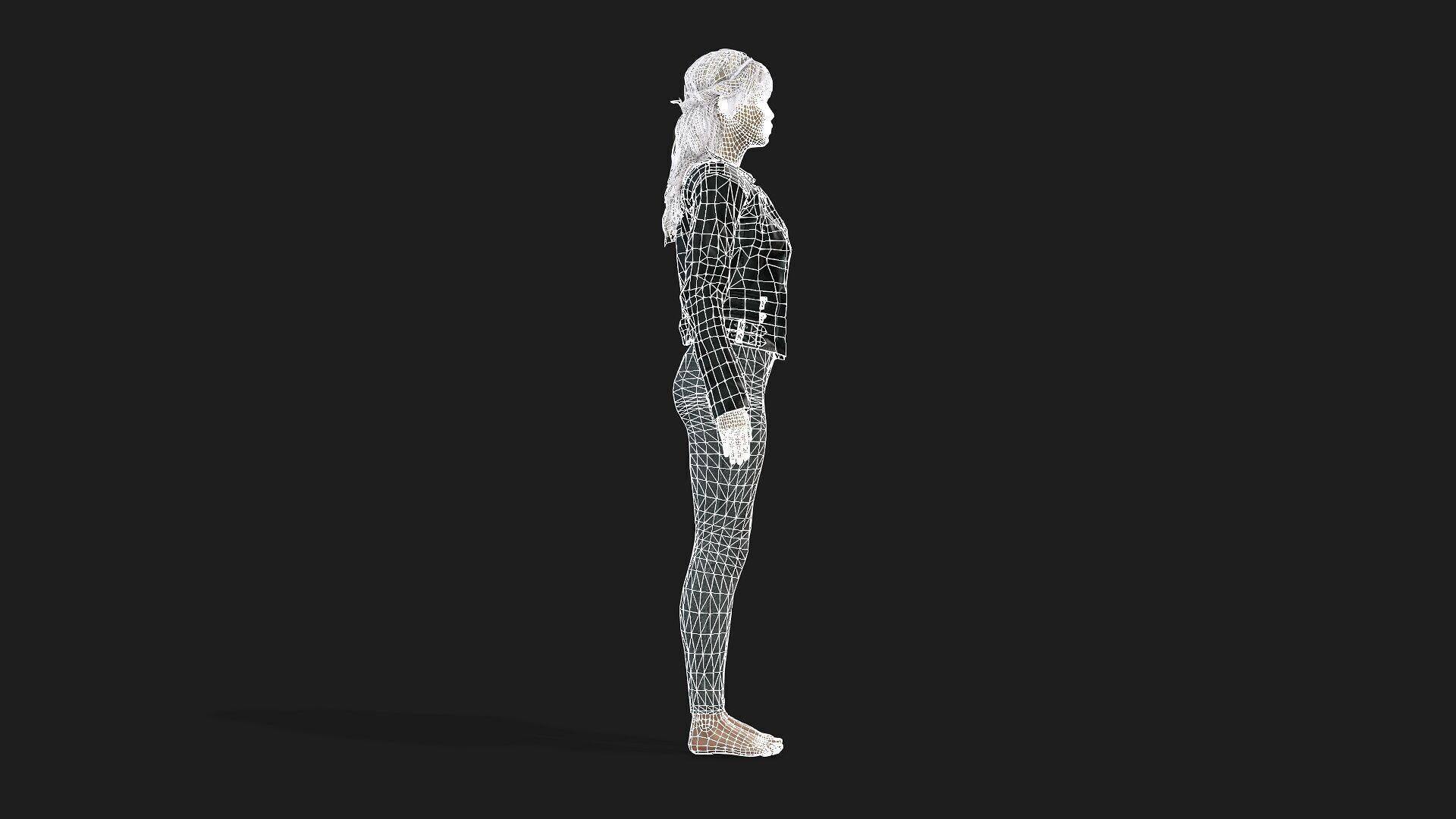 3D Girl Model 3D model_12