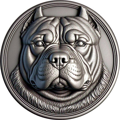 MOEDA PITBULL 3D model