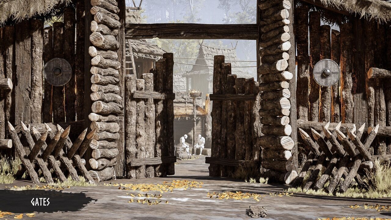 Modular Medieval Village Low-poly 3D model_10