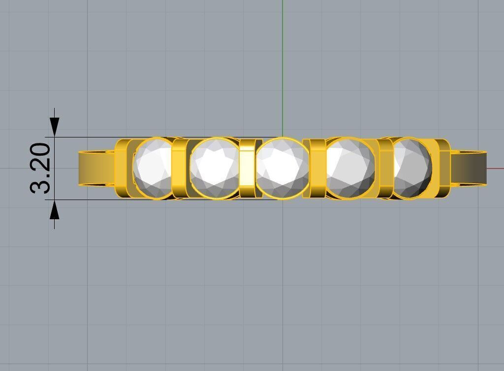 Minimal Ring 3D print model_2