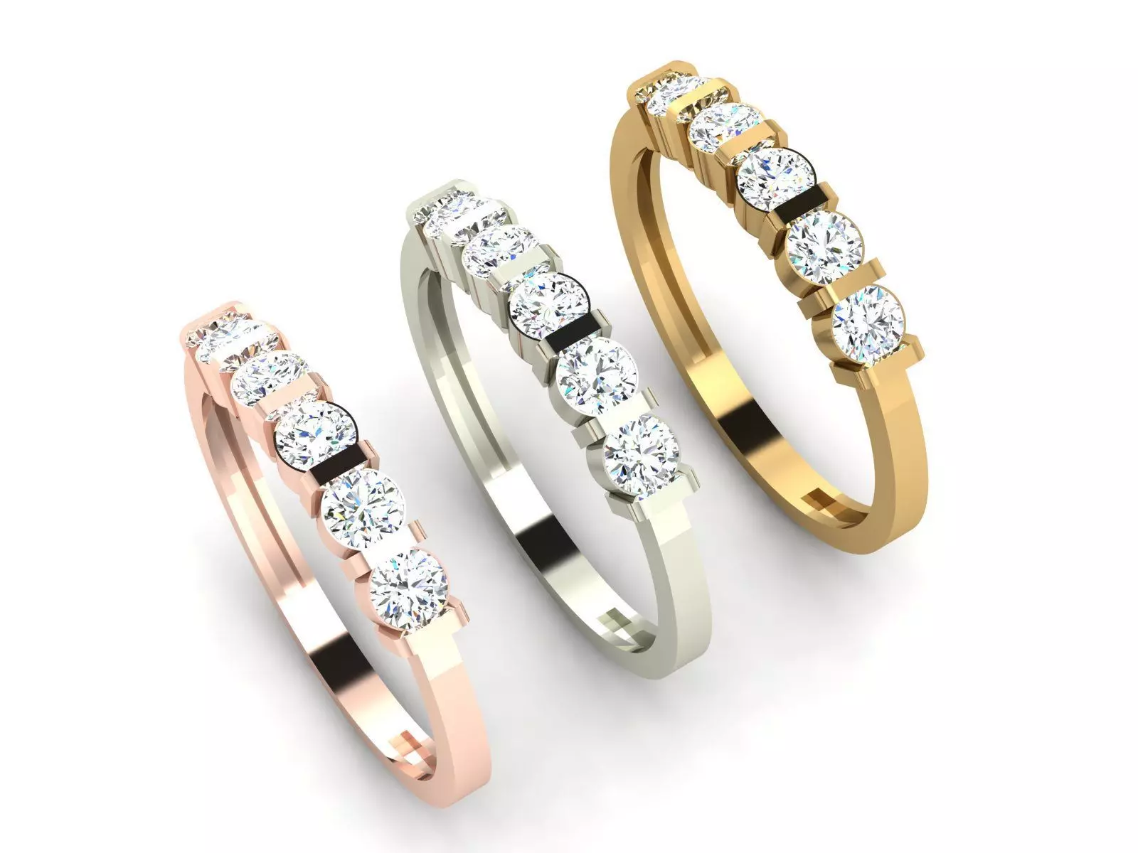 Minimal Ring 3D print model_0