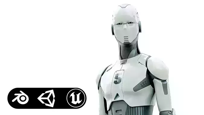 i-HOMO 05  Rigged for Unreal Engine - Unity - MIXAMO