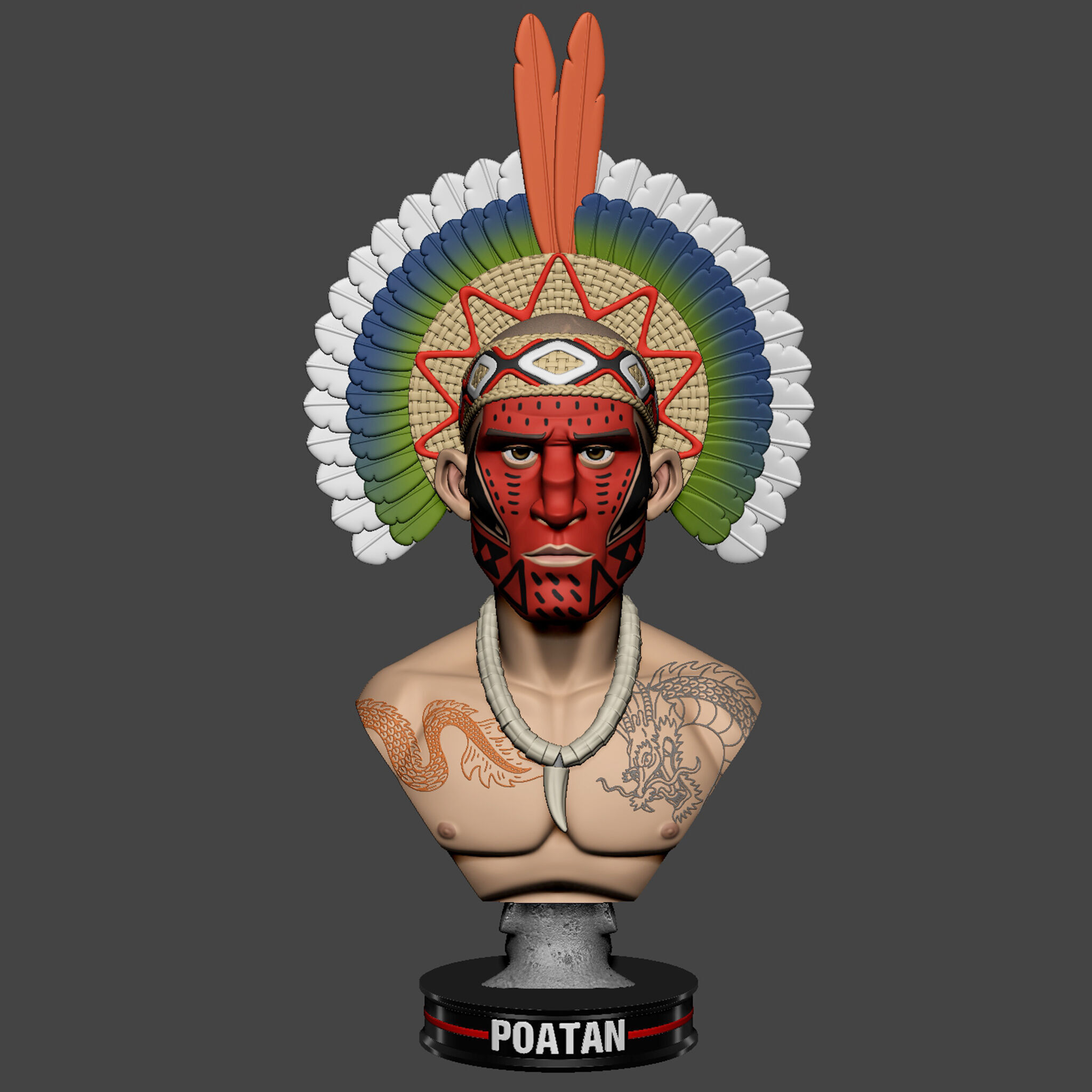 Alex Poatan Pereira 3D print model_2