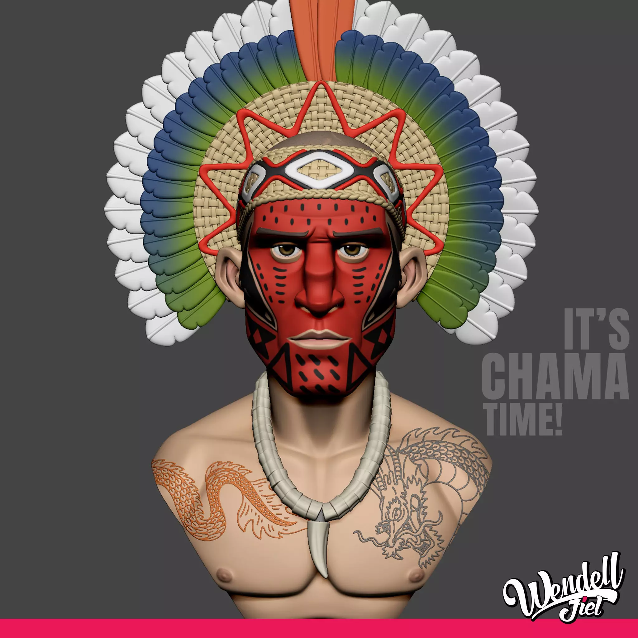 Alex Poatan Pereira 3D print model_0