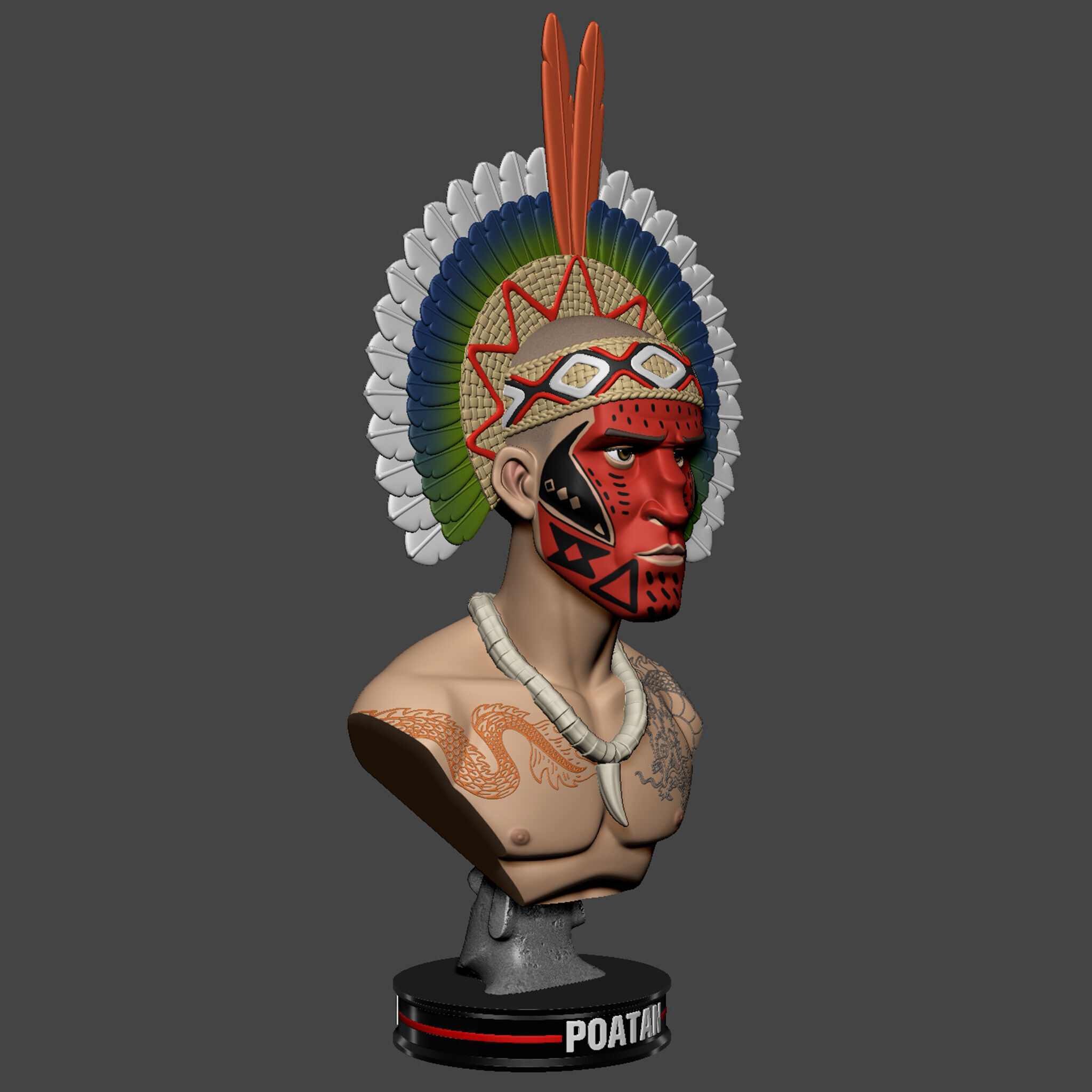 Alex Poatan Pereira 3D print model_3