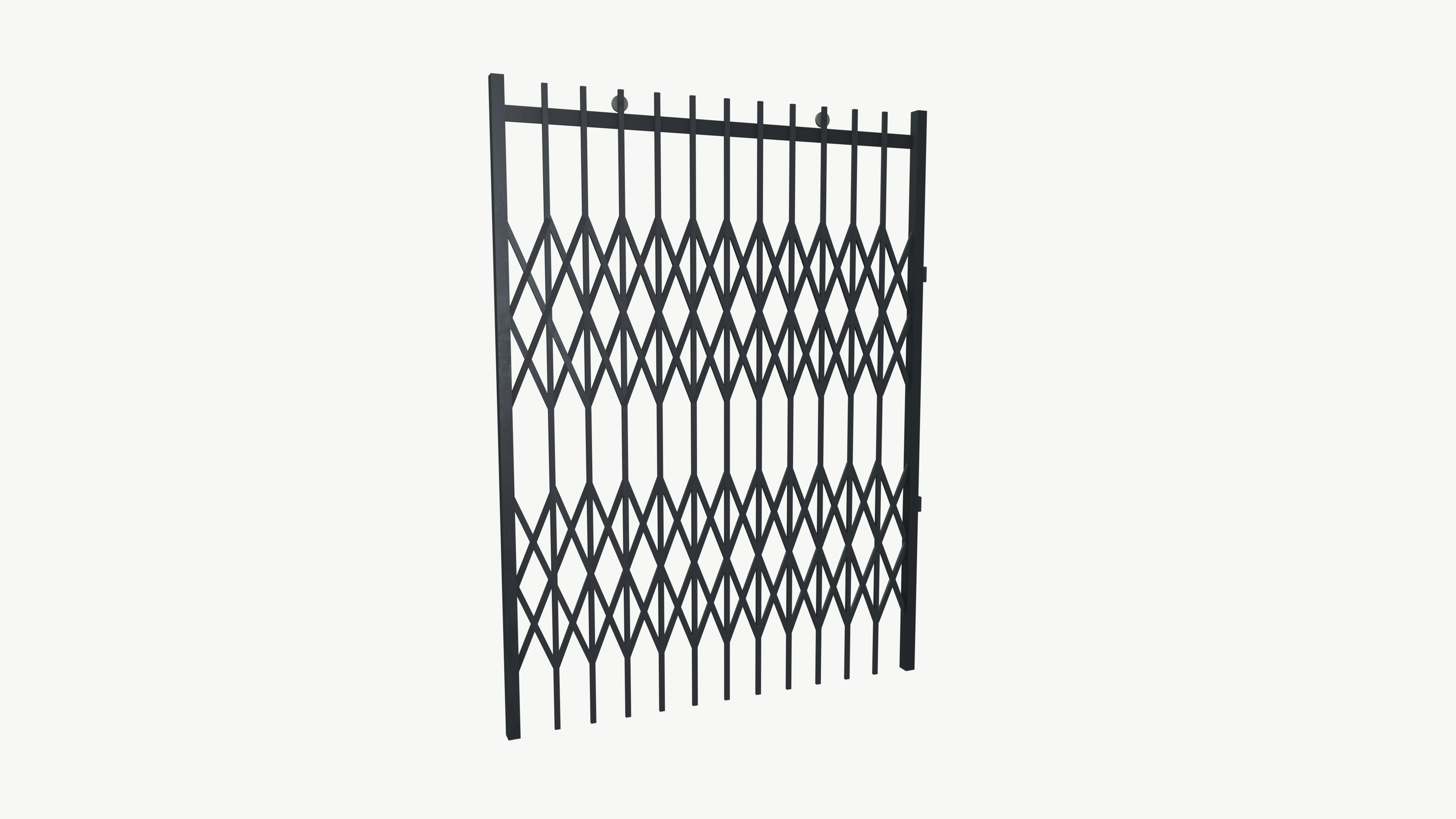Sliding Gate 3D model_2