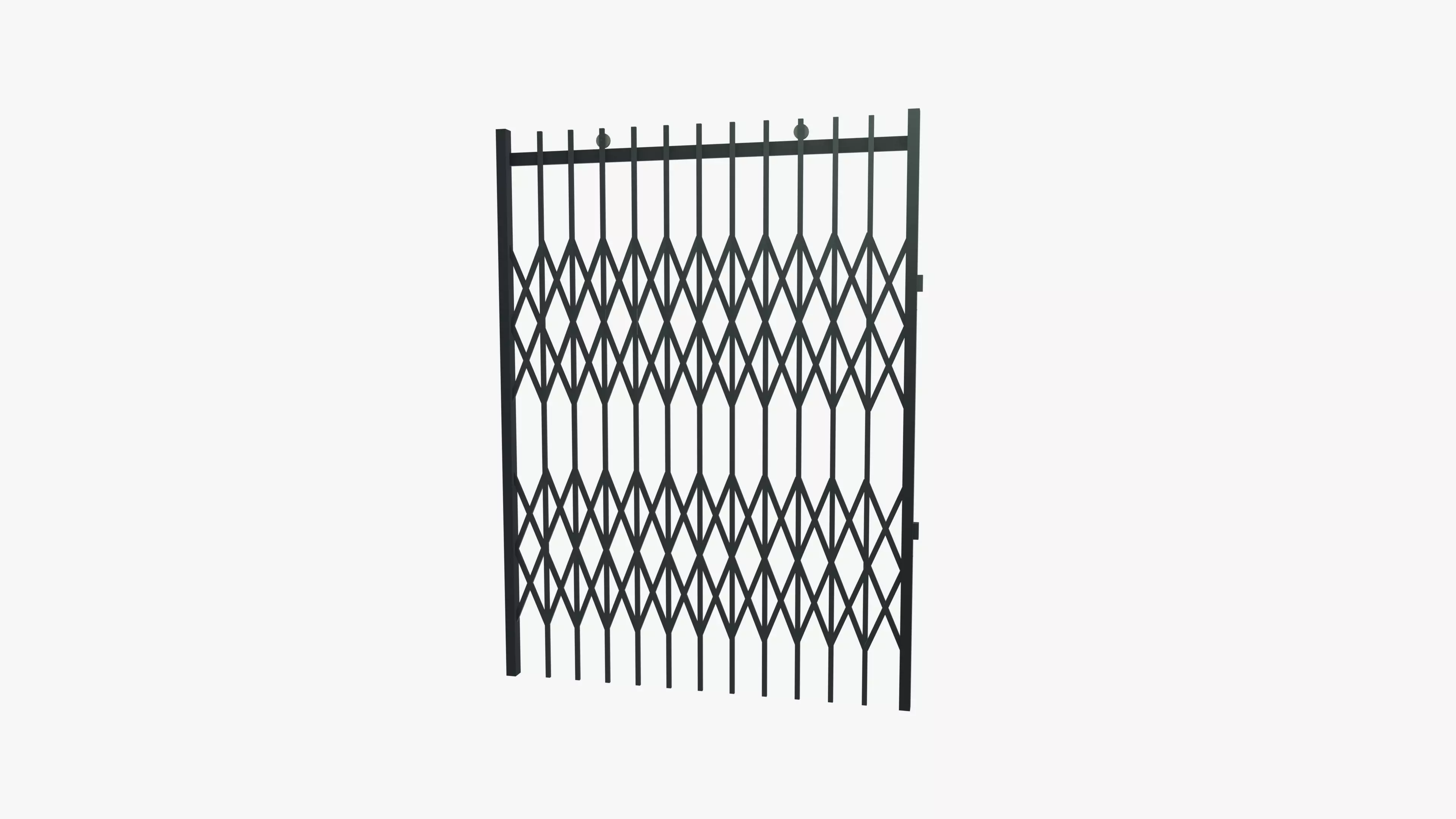 Sliding Gate 3D model_0