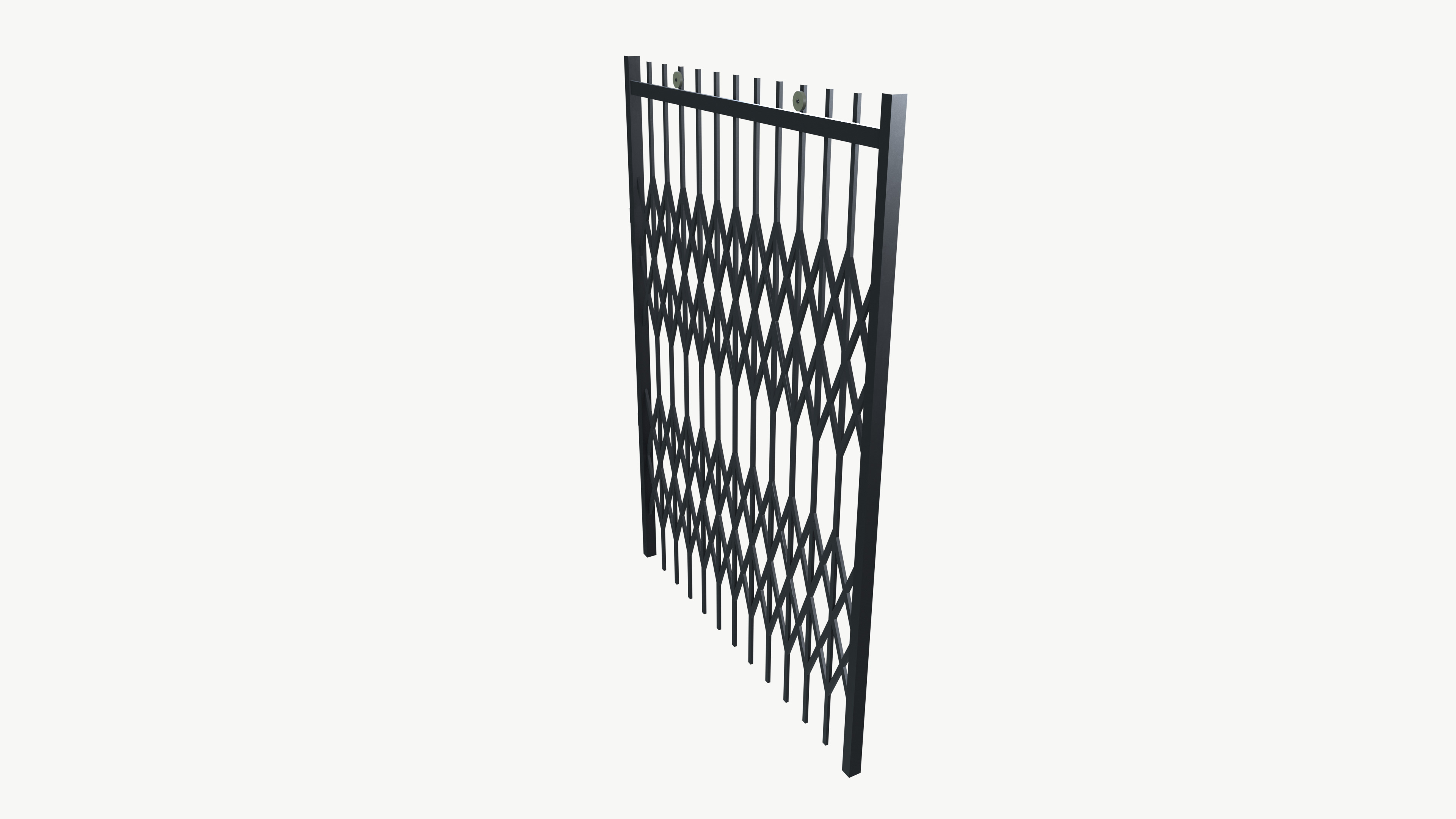 Sliding Gate 3D model_6