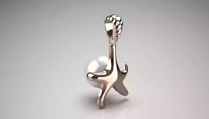 ocean pearl pendant pp0037 3D print model