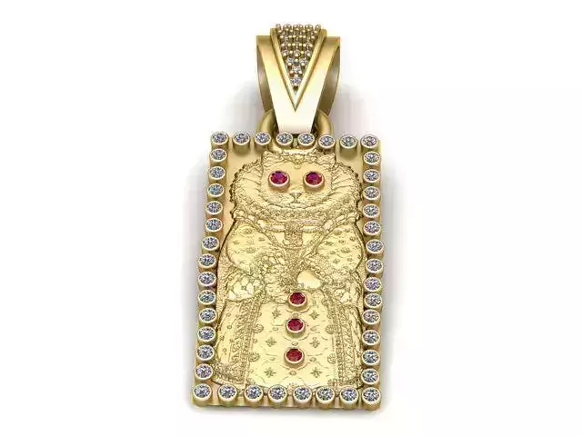  European and American PANDANT 3D PRIENTABLE MODEL