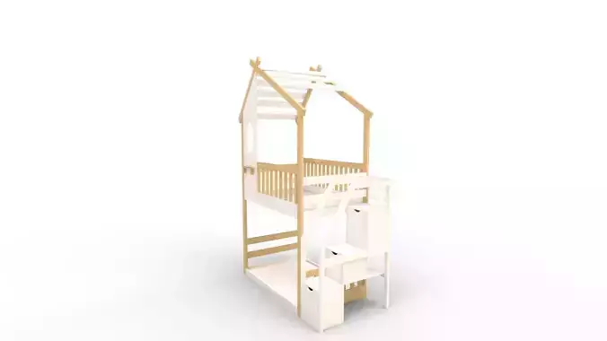 Twin Bunk Bed White House