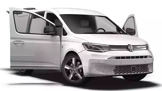 VW Caddy Cargo SWB Valve HQ Interior 2025 3D model