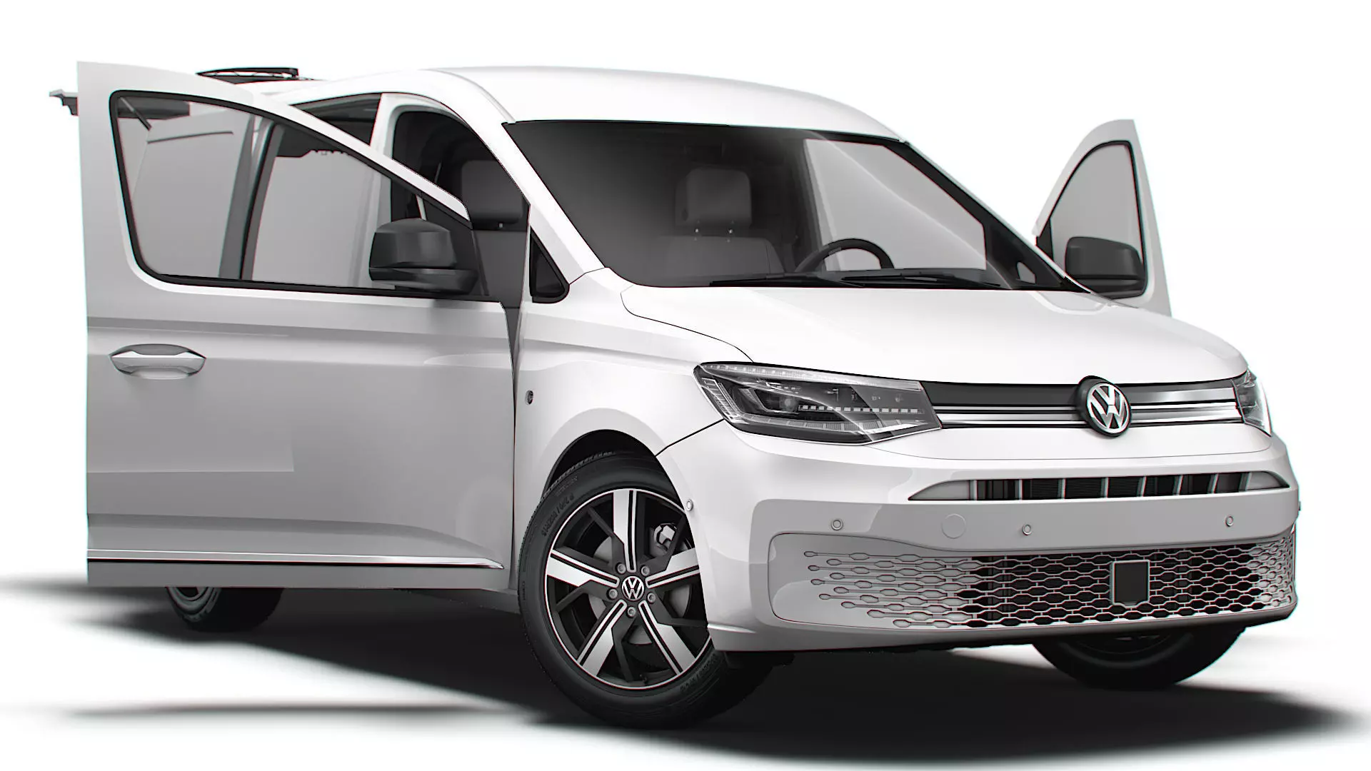 VW Caddy Cargo SWB Valve HQ Interior 2025 3D model