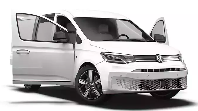 VW Caddy Cargo SWB HQ Interior 2025 3D model
