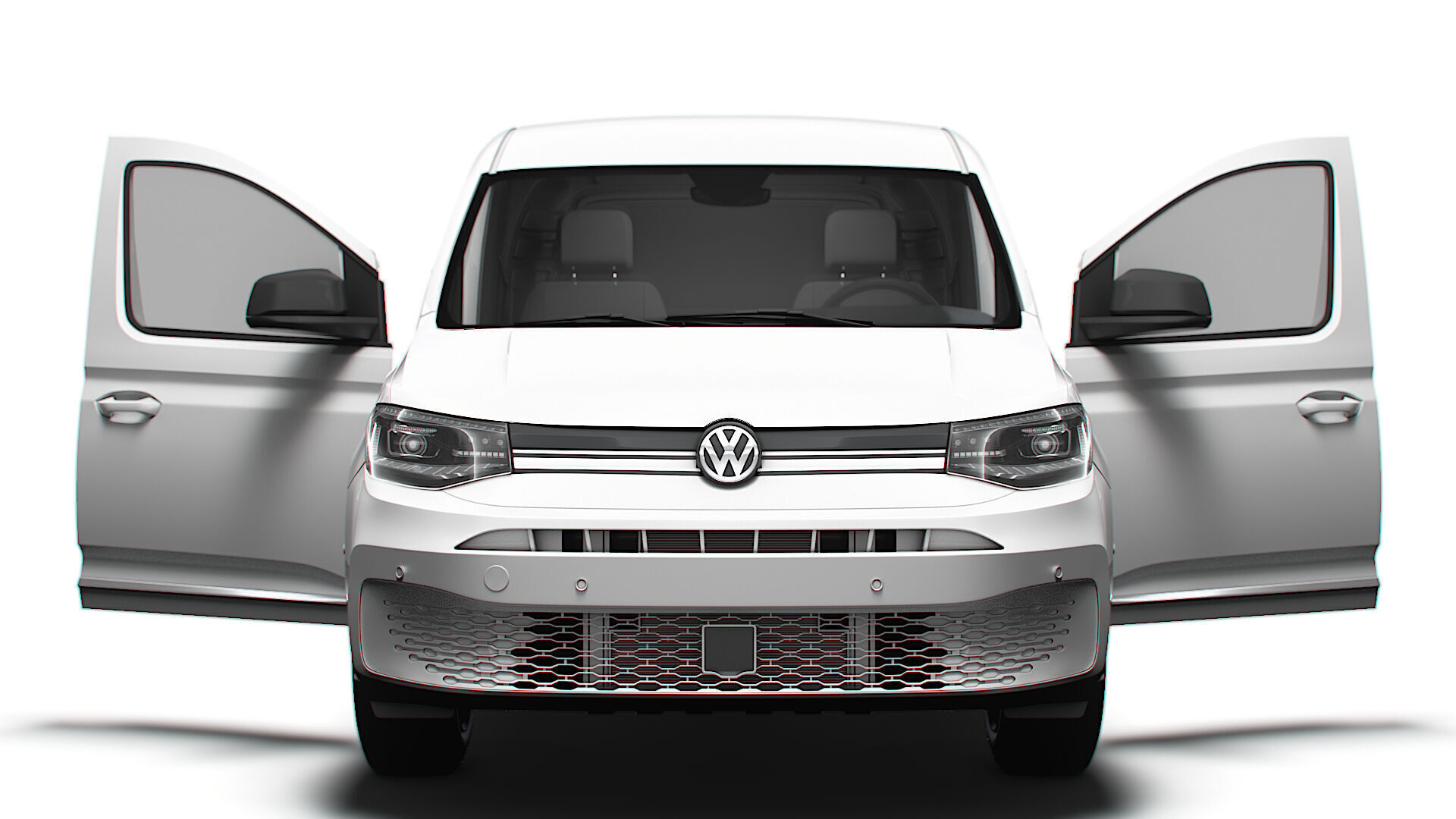 VW Caddy Cargo LWB Valve HQ Interior 2025 3D model_20