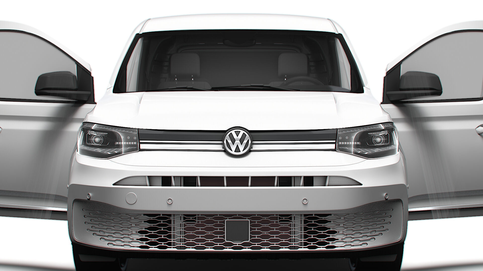 VW Caddy Cargo LWB Valve HQ Interior 2025 3D model_1