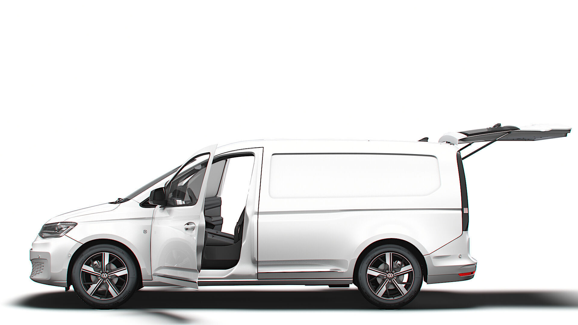 VW Caddy Cargo LWB Valve HQ Interior 2025 3D model_2