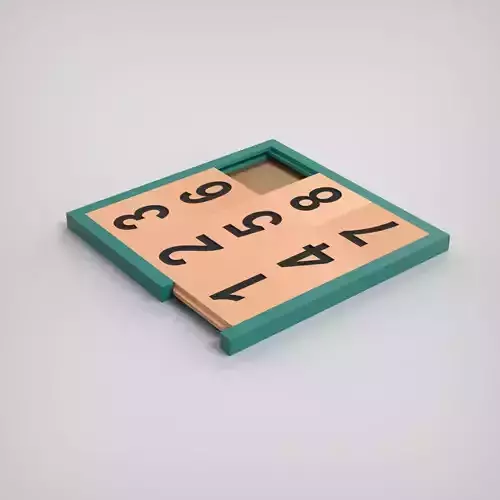 Sliding Puzzle 3D print model
