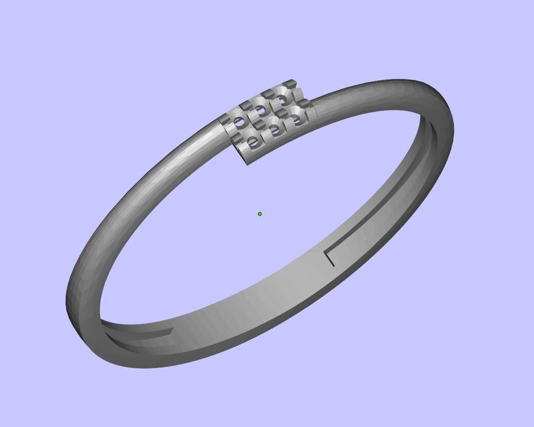 Minimal Ring 3D print model_1