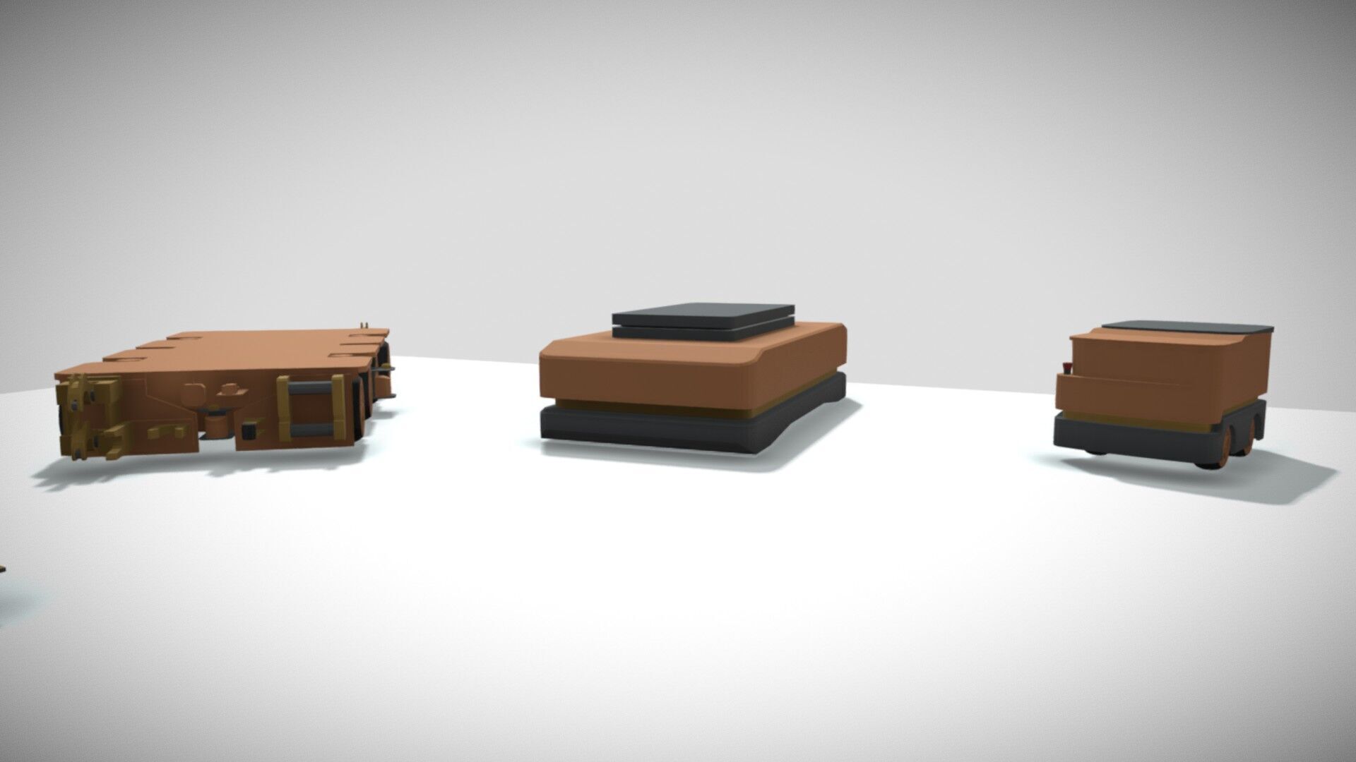 Low Robo Platform Pack Low-poly 3D model_2