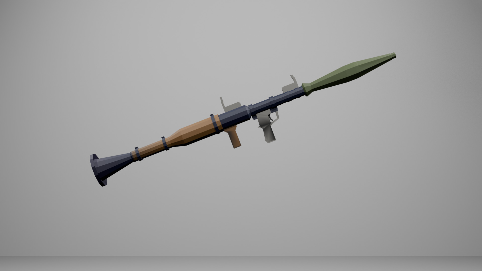 Low-Poly Weapon Pack - Ready for Action Free low-poly 3D model_5