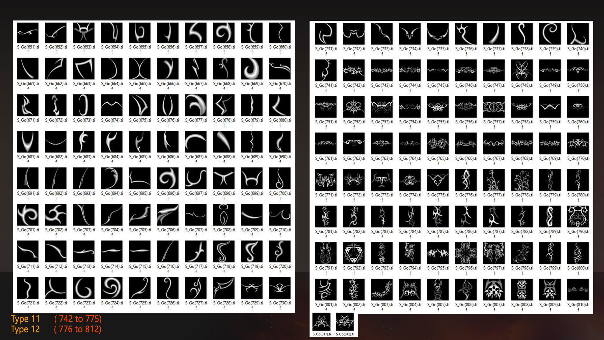 812 Brushes-Architectural Kitbash-Gothic- Imm-Vdm-Alphas Low-poly 3D model_8